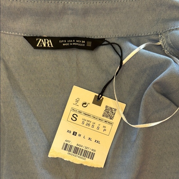 NWT Zara Basic Poplin Shirt - Picture 9 of 13